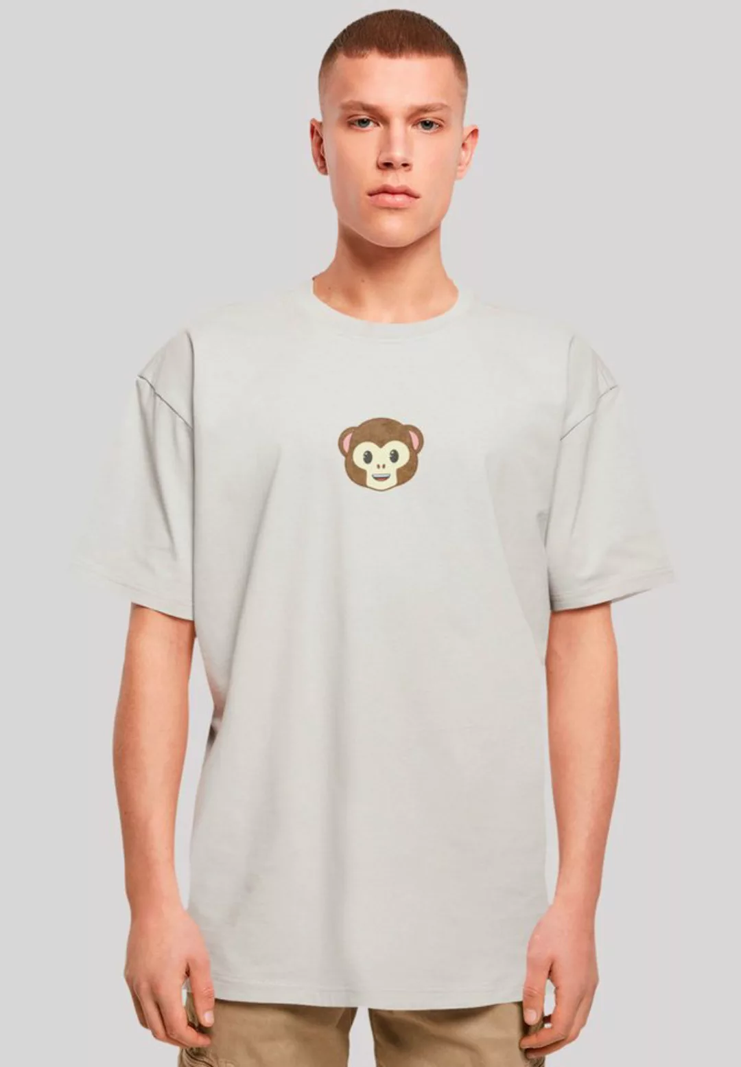 emoji couture T-Shirt Smiling monkey furry face Premium Qualität günstig online kaufen