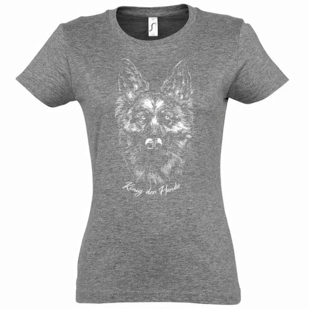 Youth Designz Print-Shirt König der Hunde Damen T-Shirt mit modischem Front günstig online kaufen