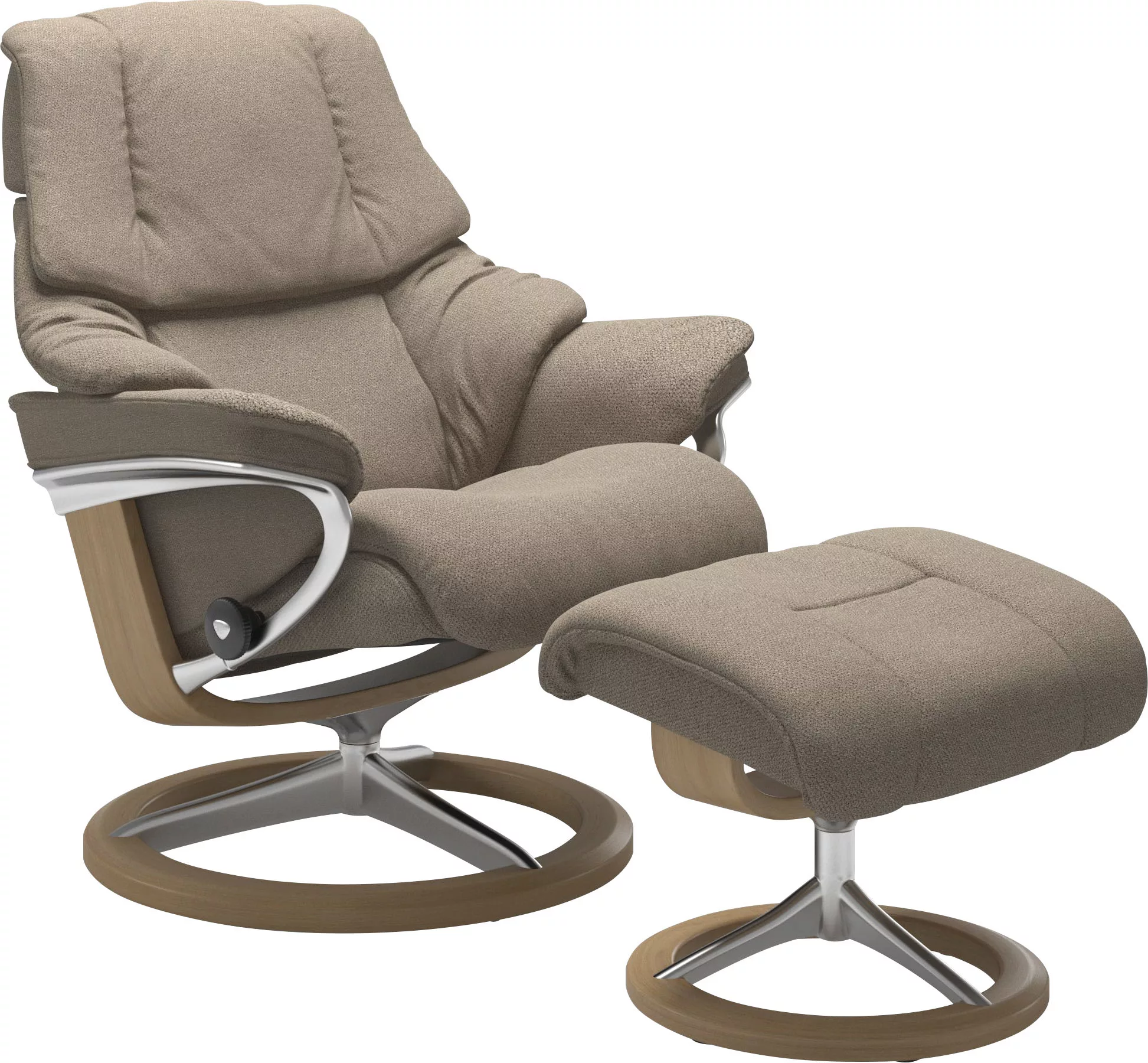 Stressless® Relaxsessel »Reno«, (Set, Relaxsessel mit Hocker), mit Hocker, günstig online kaufen