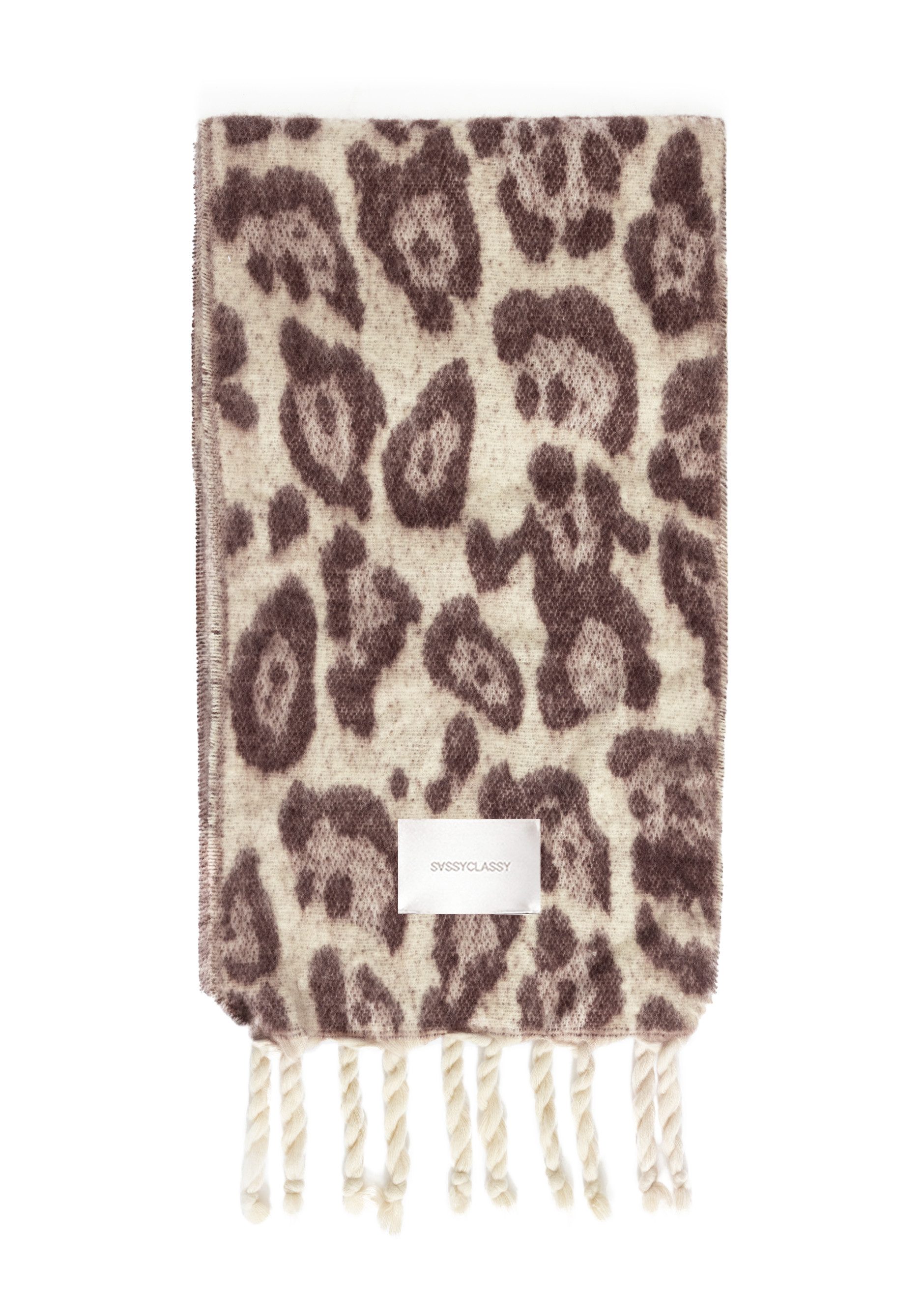SASSYCLASSY Schal Schal Damen mit Leo-Print günstig online kaufen