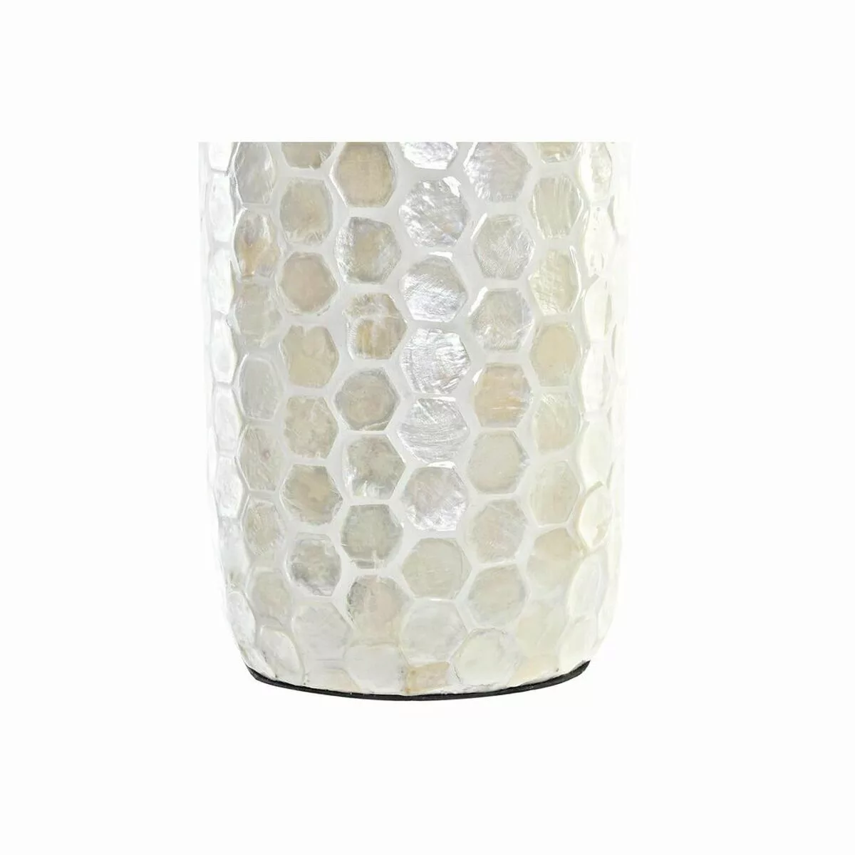 Vase Dkd Home Decor Mosaik Beige Weiß Perlmutt Bambus (14 X 14 X 63 Cm) günstig online kaufen