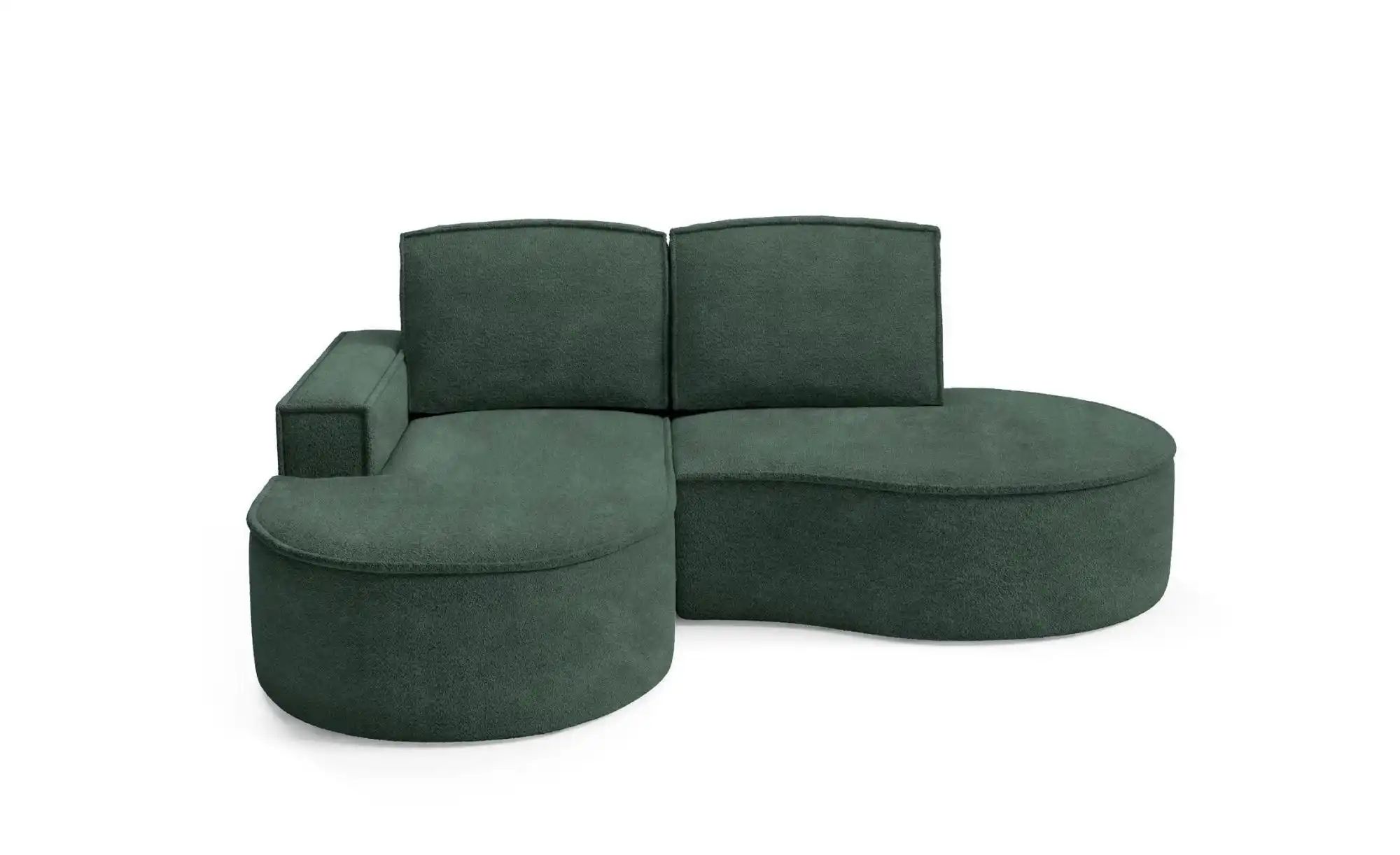 Ecksofa  Flow ¦ grün ¦ Maße (cm): B: 210 H: 88 Polstermöbel > Sofas > Eckso günstig online kaufen