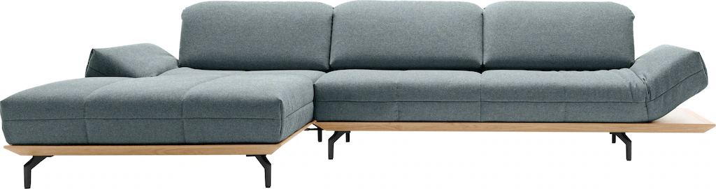 hülsta sofa Ecksofa »hs.420«, in 2 Qualitäten, Holzrahmen in Eiche Natur od günstig online kaufen