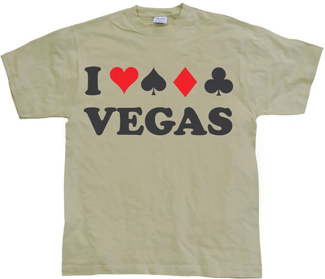 Hybris T-Shirt I Play Vegas T-Shirt günstig online kaufen