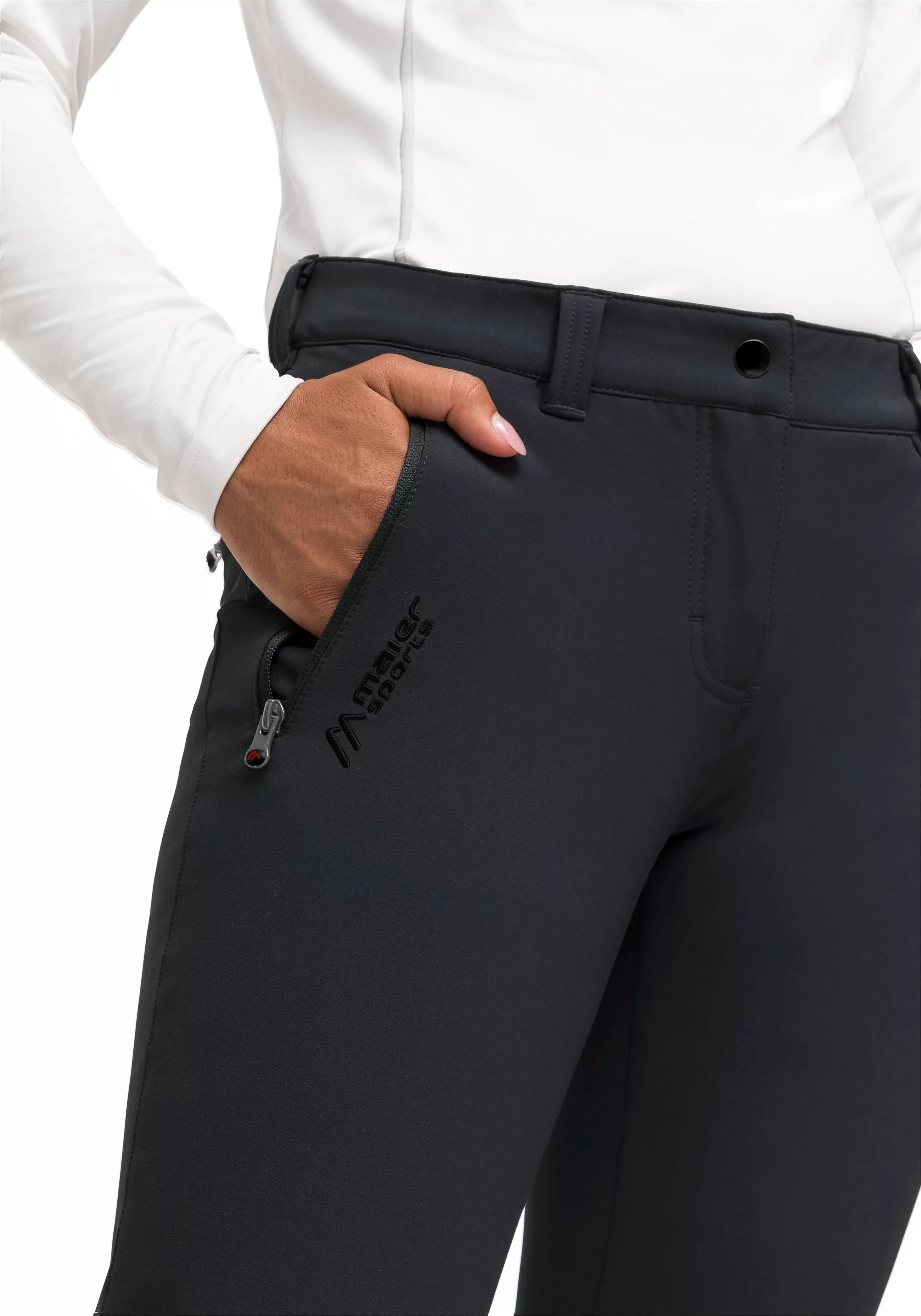 Maier Sports Outdoorhose Helga slim Da-Hose el., Kurzgrösse günstig online kaufen