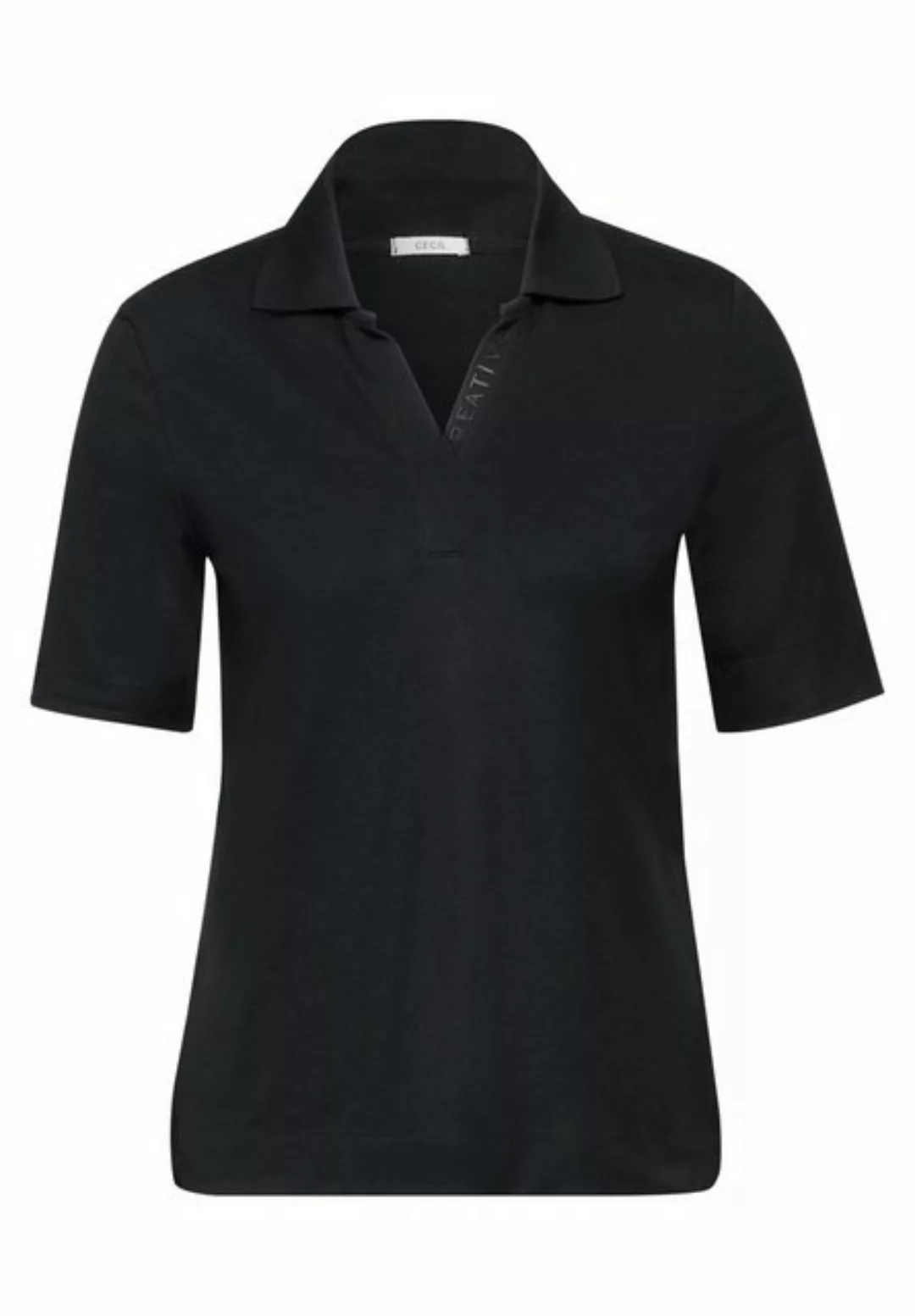 Cecil Poloshirt, aus softem Materialmix günstig online kaufen