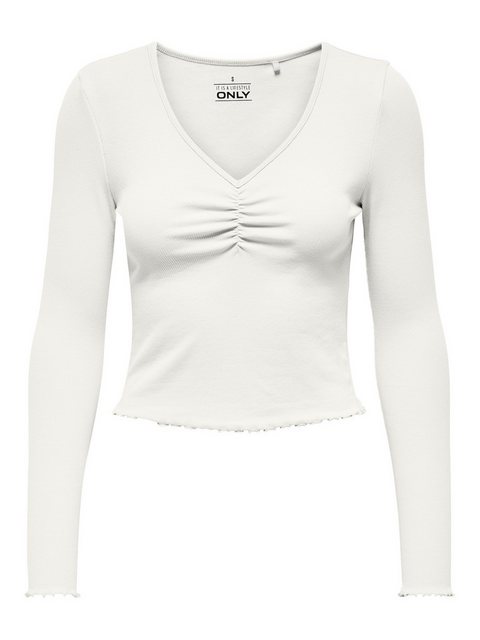 ONLY Langarmshirt ONLBETTY L/S V-NECK TOP CC JRS günstig online kaufen