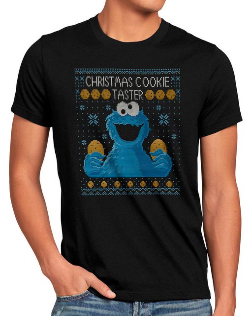 style3 T-Shirt Cookie Taster kekse sesamstraße plätzchen backen weihnachten günstig online kaufen