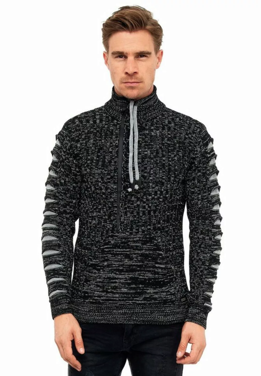 Rusty Neal Strickpullover, mit stylischem Ausschnitt günstig online kaufen