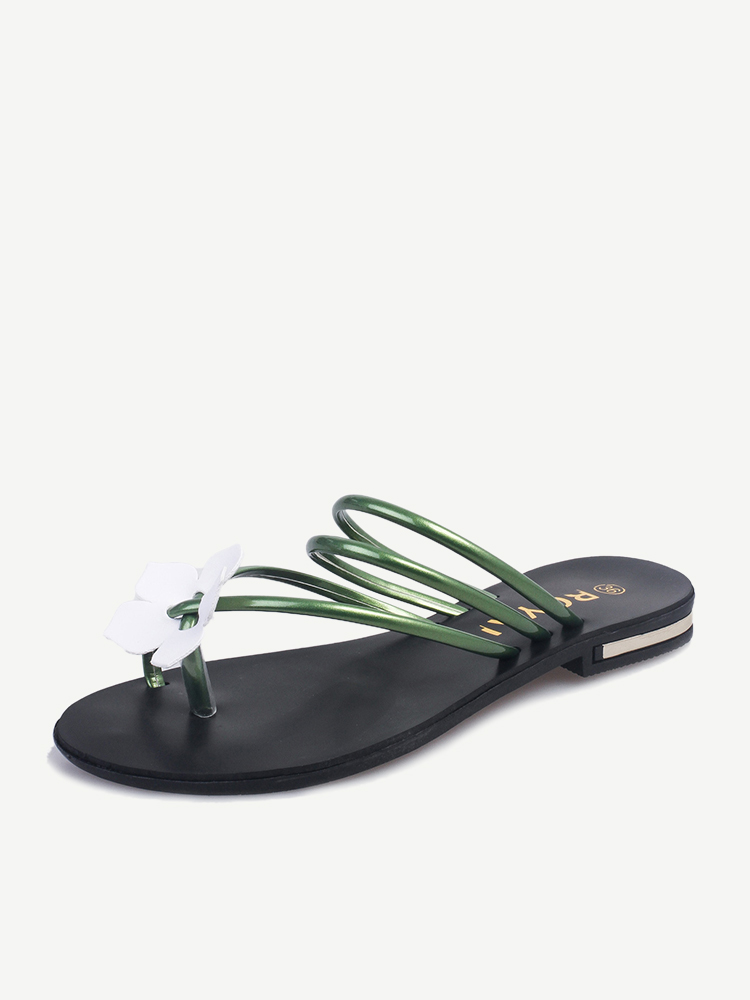 Flip-Flops mit Blume günstig online kaufen