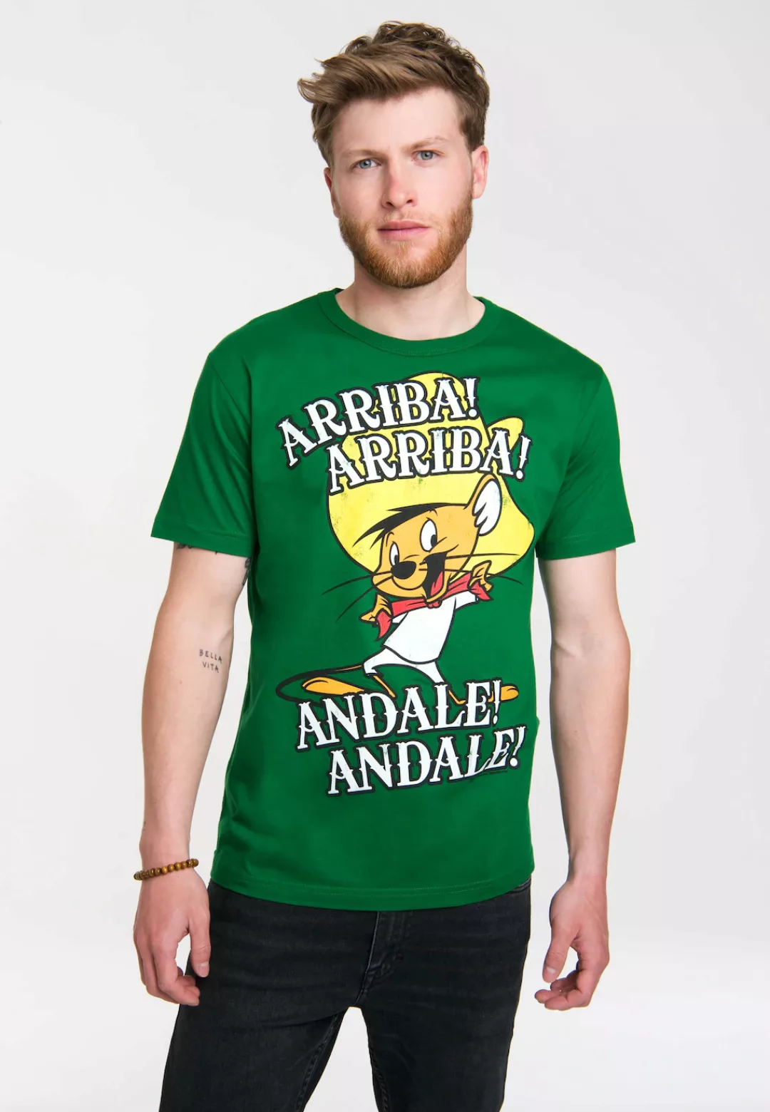 LOGOSHIRT T-Shirt "Speedy Gonzales - Arriba", mit Speedy Gonzales - Print günstig online kaufen