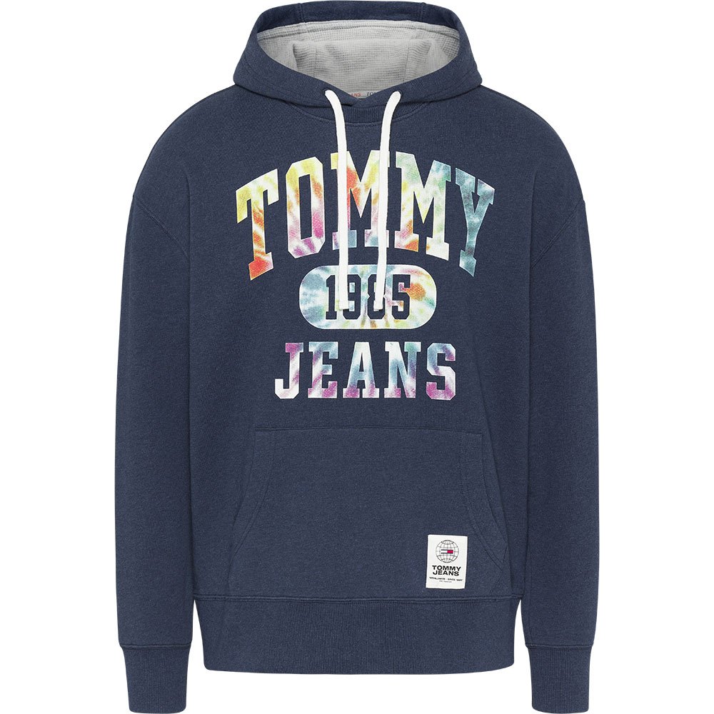 Tommy Jeans College Tie Dye Kapuzenpullover XL Twilight Navy günstig online kaufen