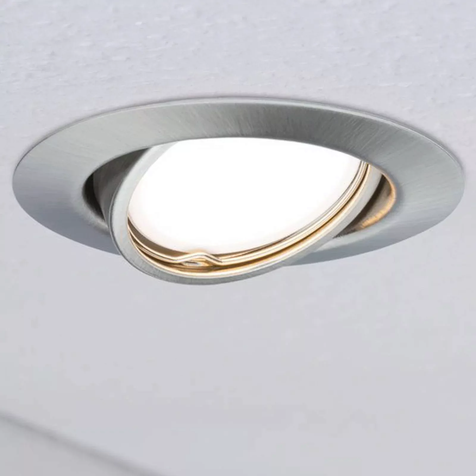 Paulmann LED-Einbauspot Nova Coin 3er chrom rund dimmbar günstig online kaufen