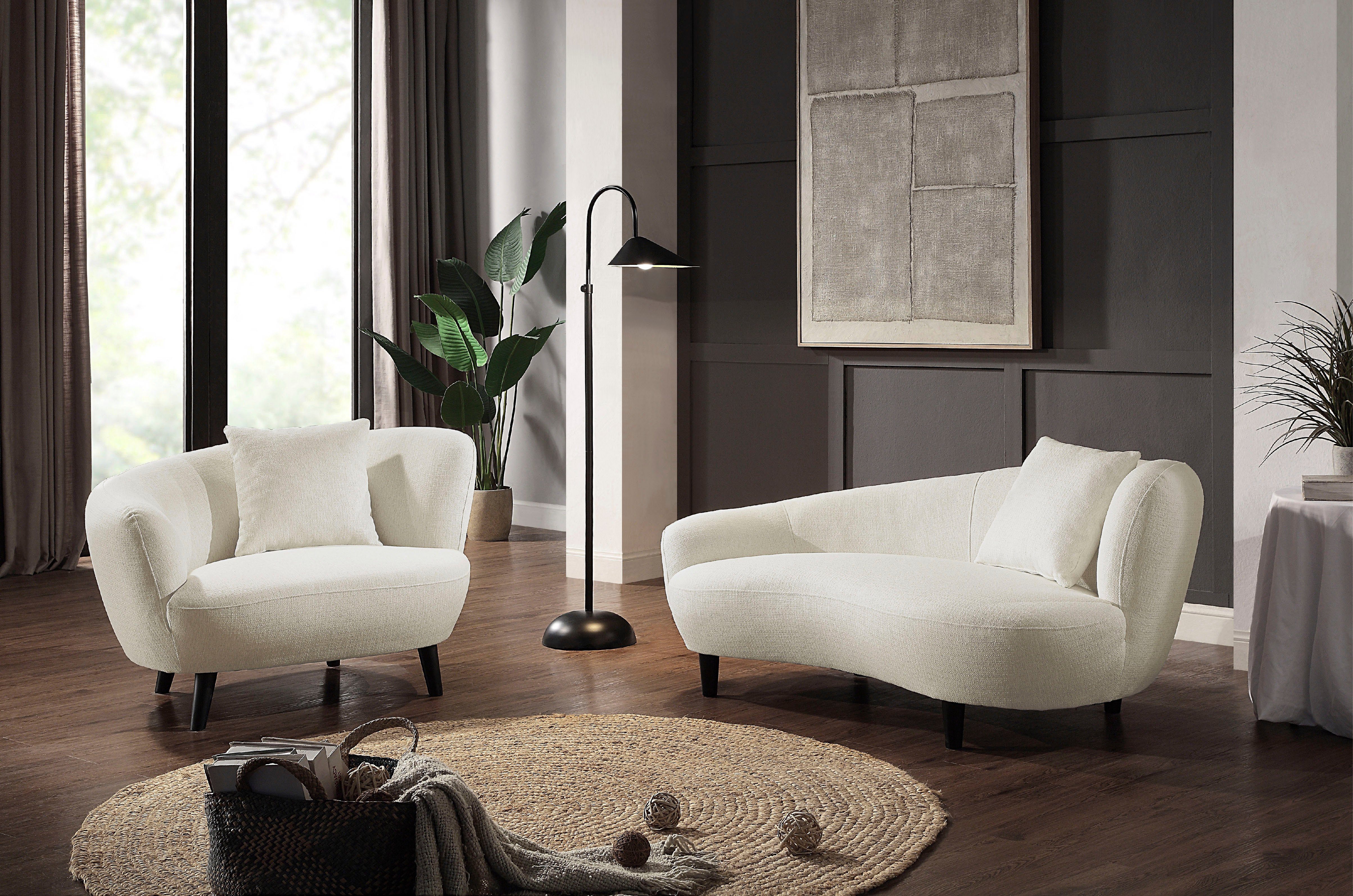 ATLANTIC home collection Loungesessel "Olivia", XXL-Sessel, Nierenform-Sess günstig online kaufen