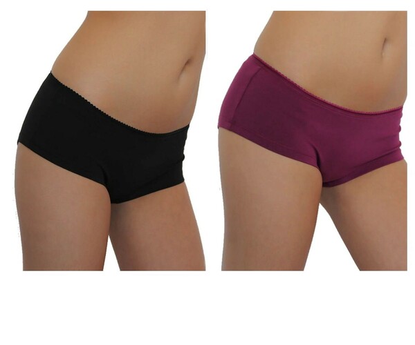 4 Er Pack Mix Damen Panty Slip Bio-baumwolle Pants Hotpants "Albero" günstig online kaufen