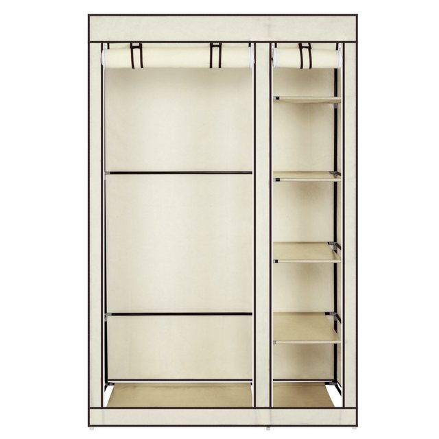 VINGLI Stoffschrank Kleiderschrank Stoff, 110 x 45 x 170 cm, Faltbar Stoffs günstig online kaufen