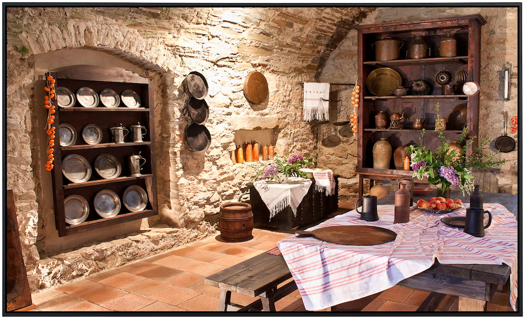 Papermoon Infrarotheizung »Alte Küche des Schlosses«, sehr angenehme Strahl günstig online kaufen