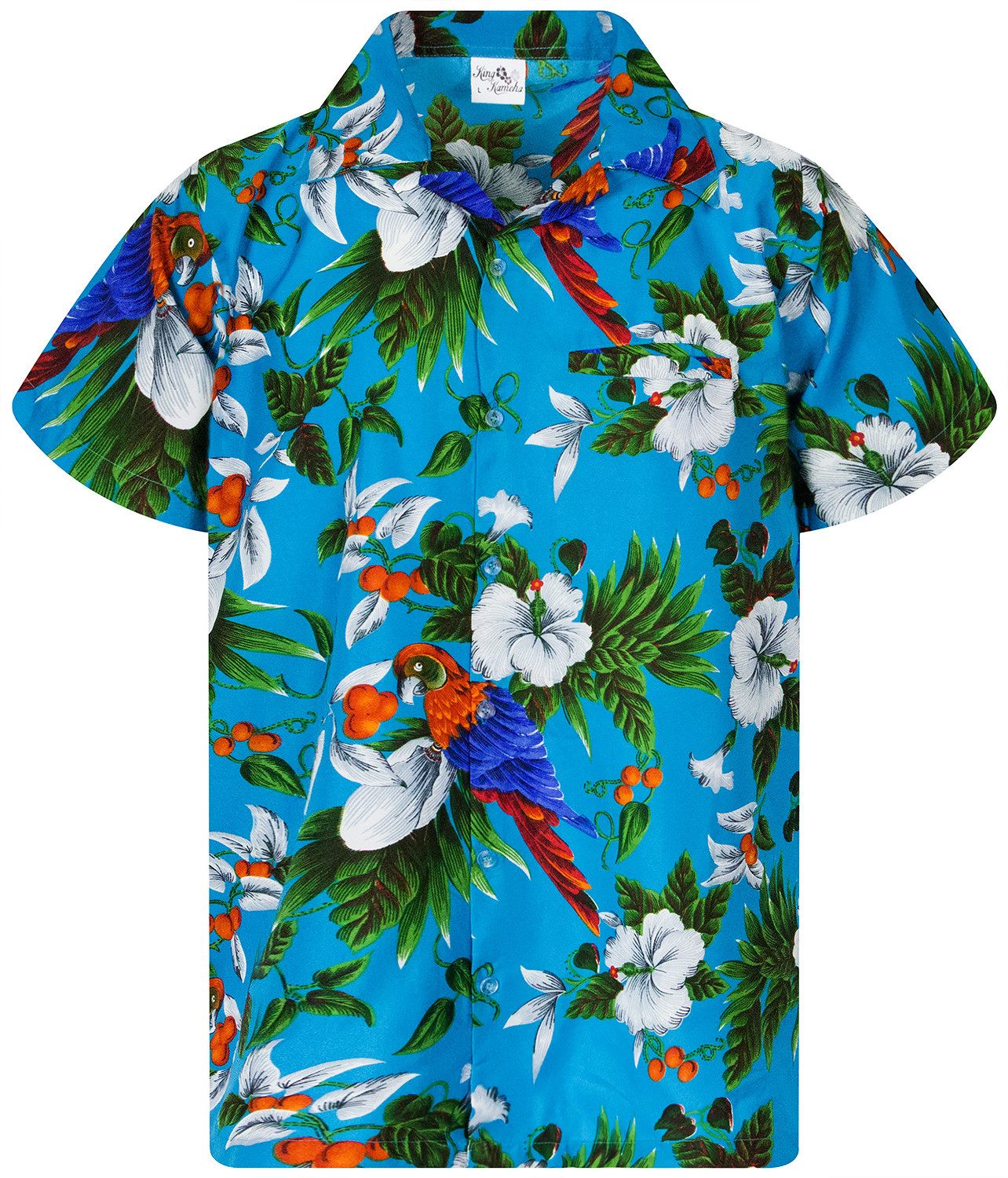 King Kameha Hawaiihemd Cherry Parrot Funky günstig online kaufen