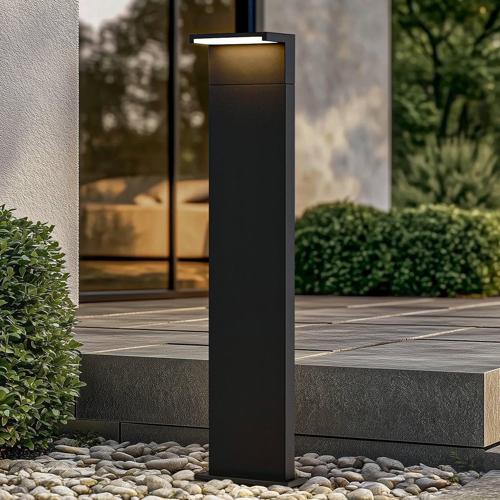 Arcchio LED-Wegeleuchte, dunkelgrau, Aluminium günstig online kaufen