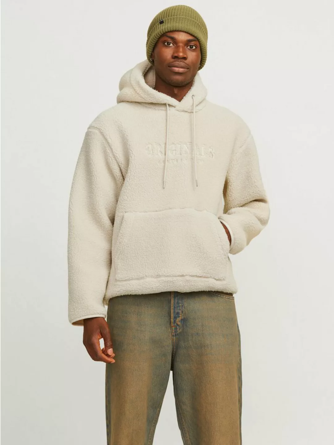 Jack & Jones Kapuzensweatshirt JORFREDERIKSBERG TEDDY SWEAT HOOD SN günstig online kaufen