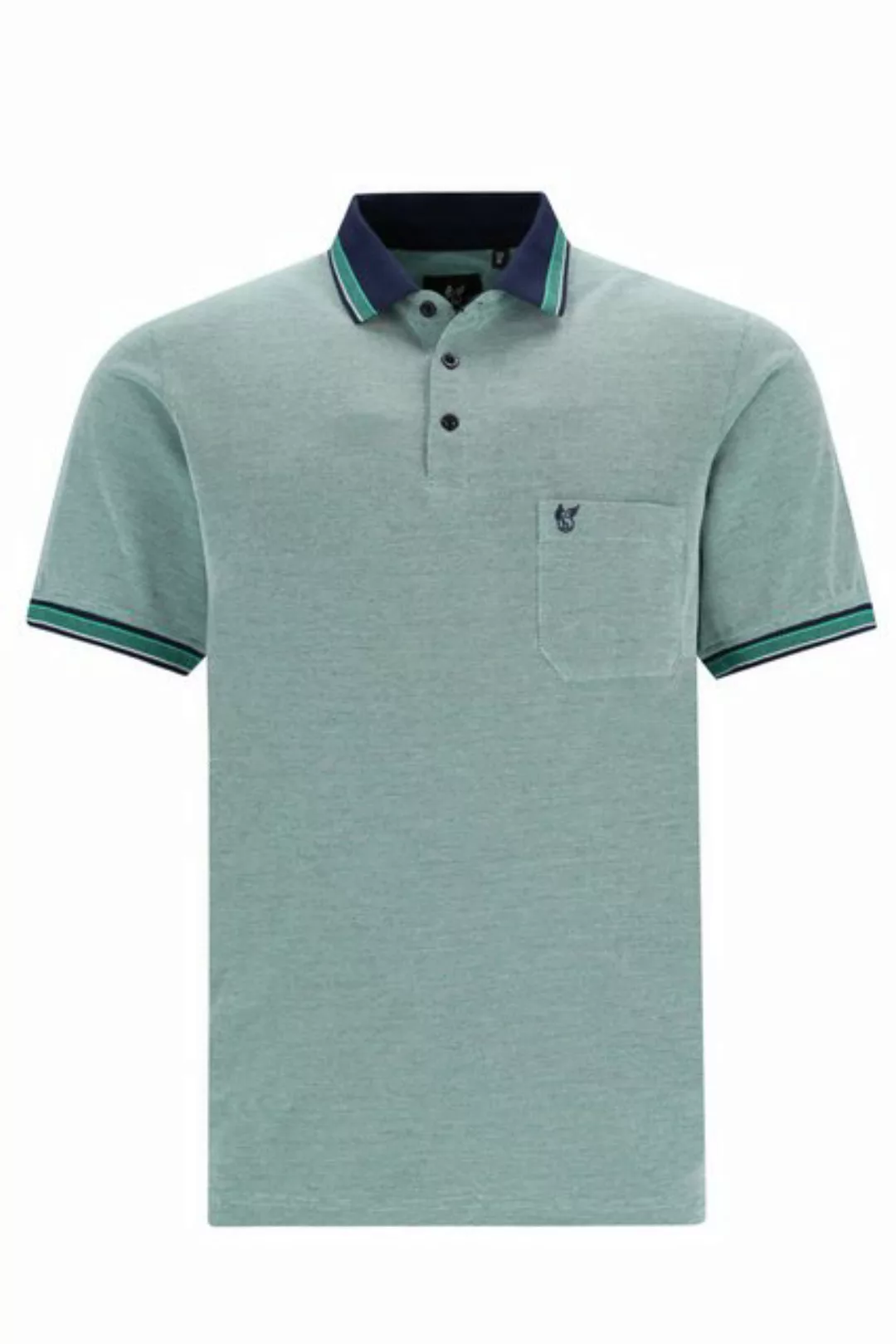 Hajo Poloshirt H Polopique Stay FreshDreitonoptik smaragd günstig online kaufen