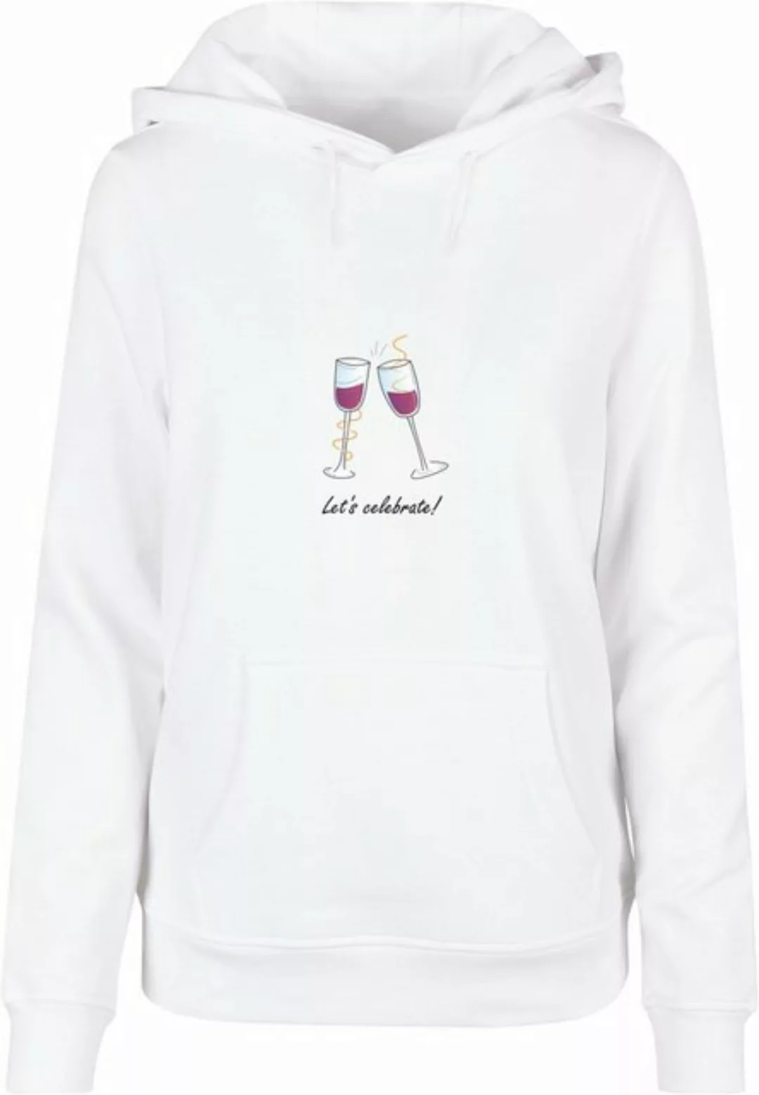 Merchcode Kapuzenpullover Merchcode Damen Ladies Lets celebrate Basic Hoody günstig online kaufen