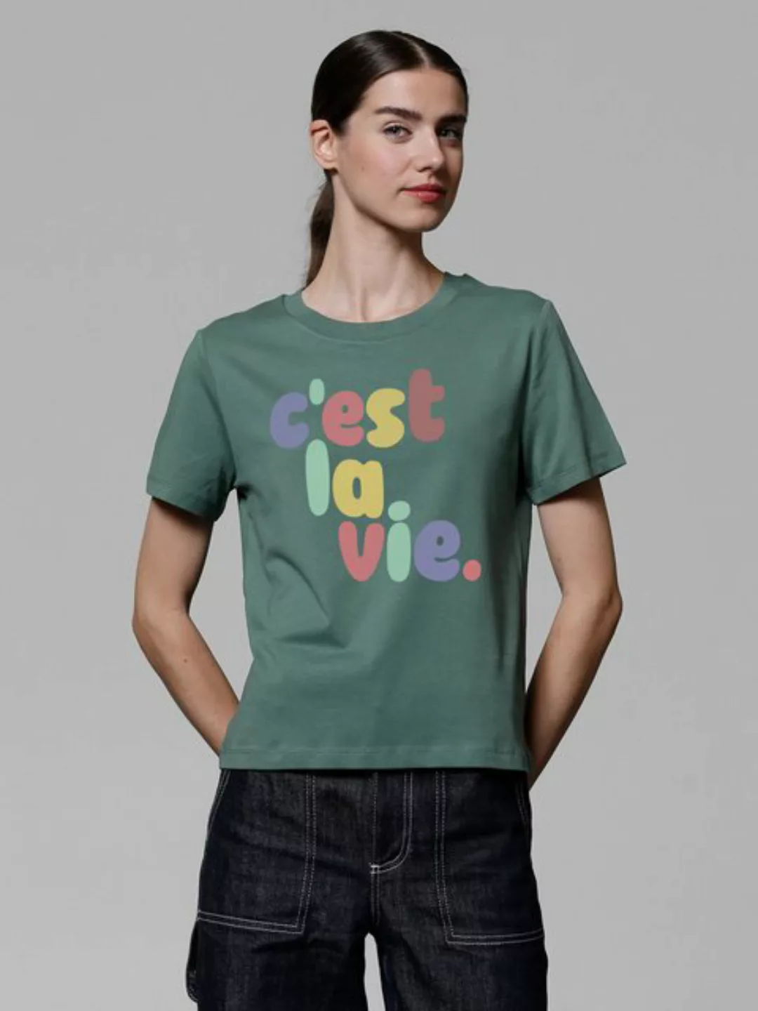 wat? Apparel T-Shirt c'est la vie günstig online kaufen