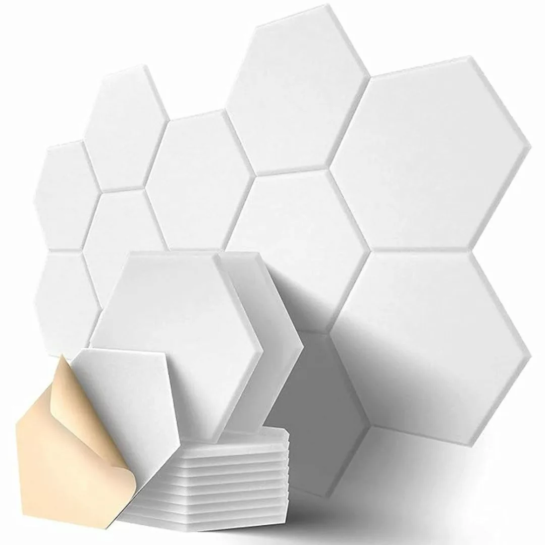 NUODWELL Akustikplatte 12 Stück Hexagon Akustikplatten günstig online kaufen