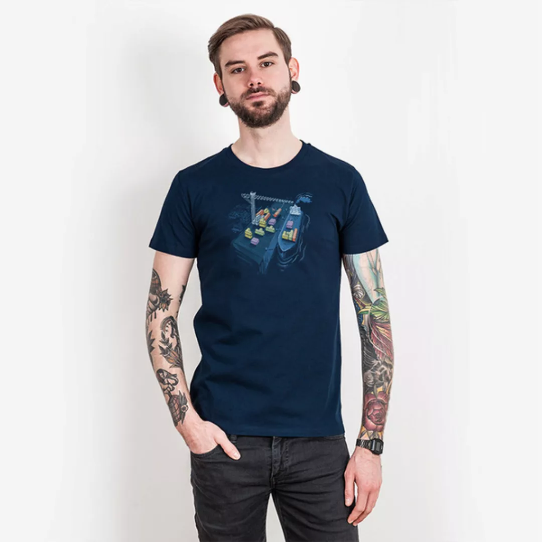 Robert Richter – Game Port - Mens Low Carbon Organic Cotton T-shirt günstig online kaufen