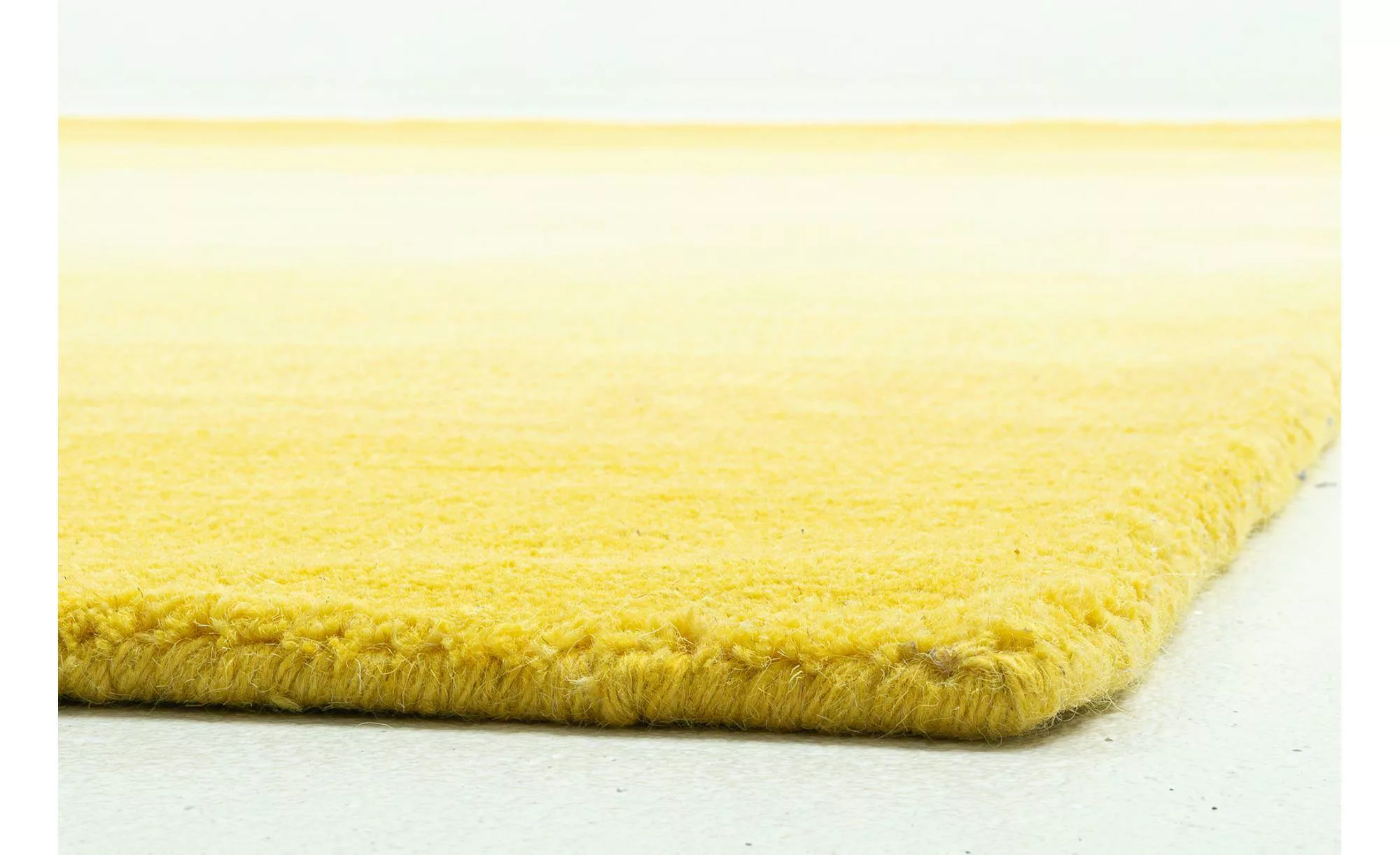 THEKO Wollteppich  Wool Comfort ¦ gelb ¦ Wolle ¦ Maße (cm): B: 160 H: 1,4 T günstig online kaufen