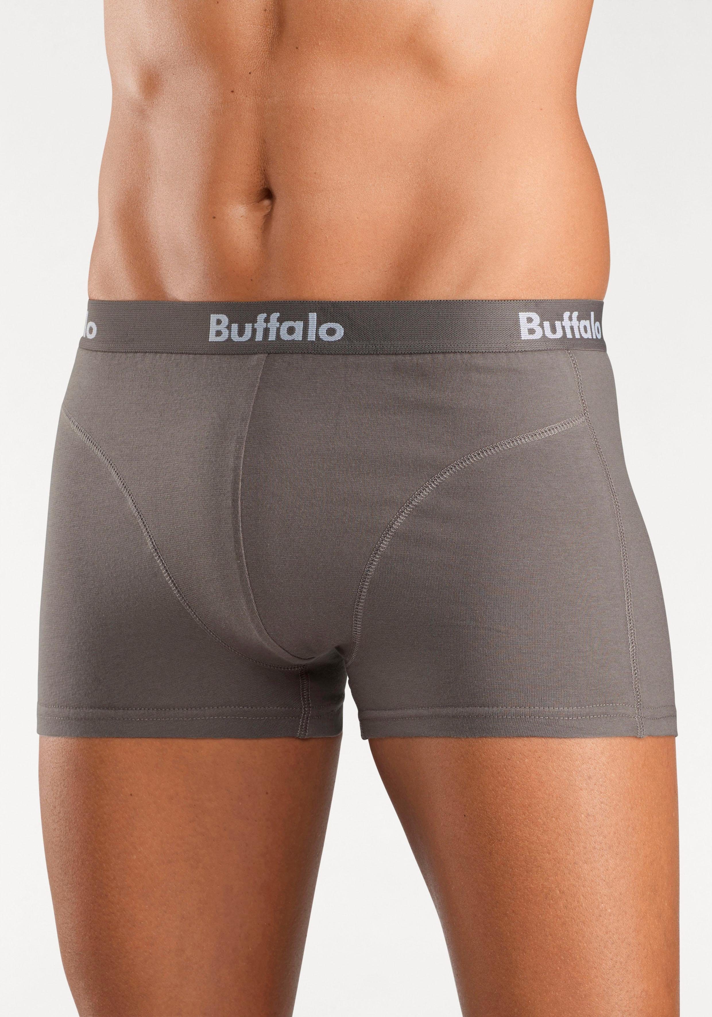 Buffalo Boxer "Boxershorts für Herren", (Packung, 3 St.), mit Overlock-Näht günstig online kaufen