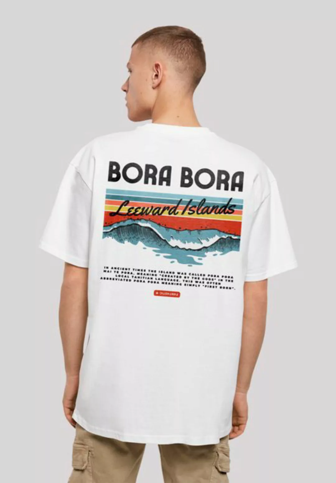 F4NT4STIC T-Shirt Bora Bora Leewards Island Print günstig online kaufen