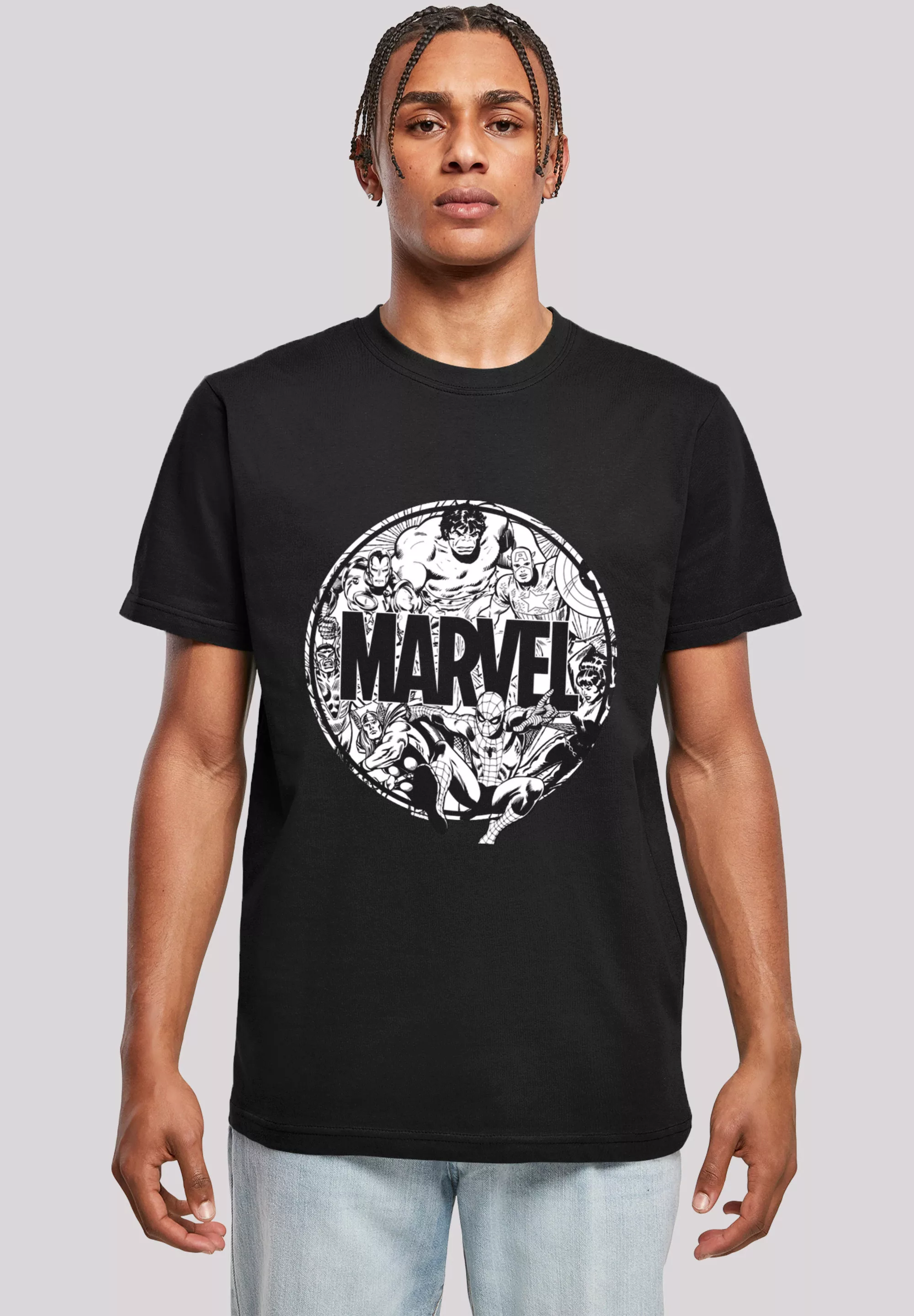 F4NT4STIC T-Shirt "T-Shirt Marvel Comics Logo Character Infill", Herren,Pre günstig online kaufen