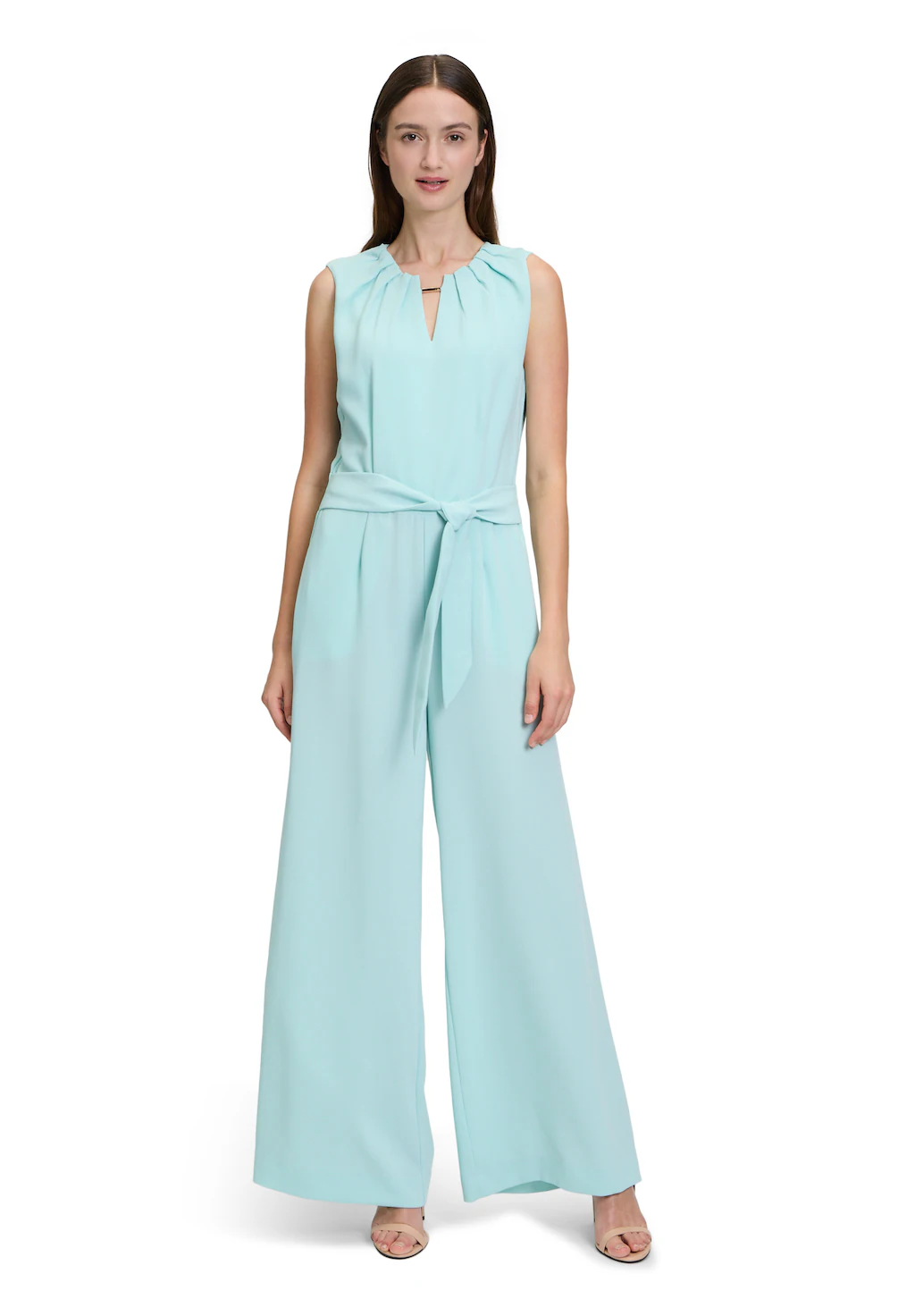 Betty&Co Overall "Betty & Co Damen Jumpsuit ohne Arm", (1 tlg.), Falten günstig online kaufen