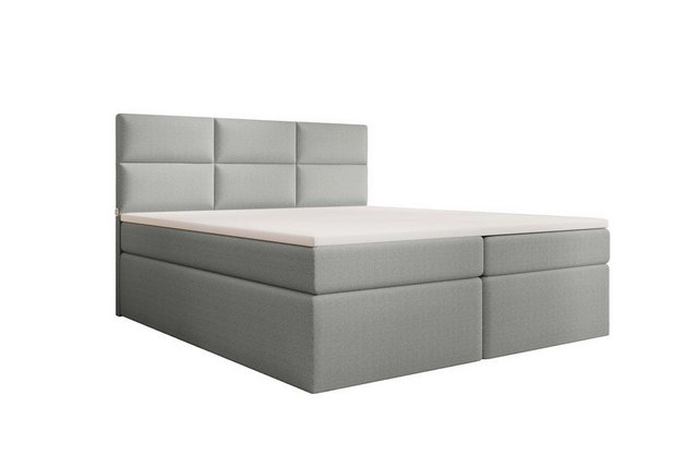 Luxusbetten24 Boxspringbett Carito Bouclé, mit USB-Anschluss und Stauraum günstig online kaufen