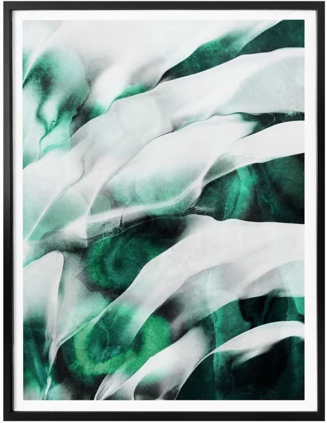 Wall-Art Poster "Emerald Grün", Schriftzug, (1 St.) günstig online kaufen