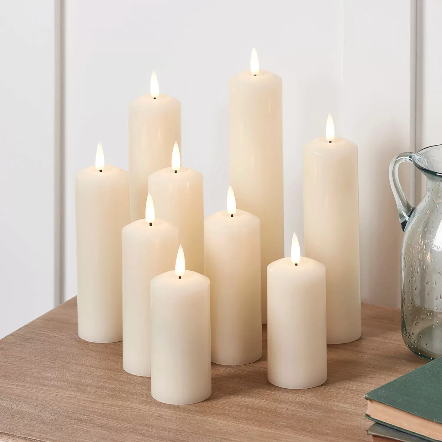 9er Set TruGlow® LED Kerzen mit Fernbedienung günstig online kaufen