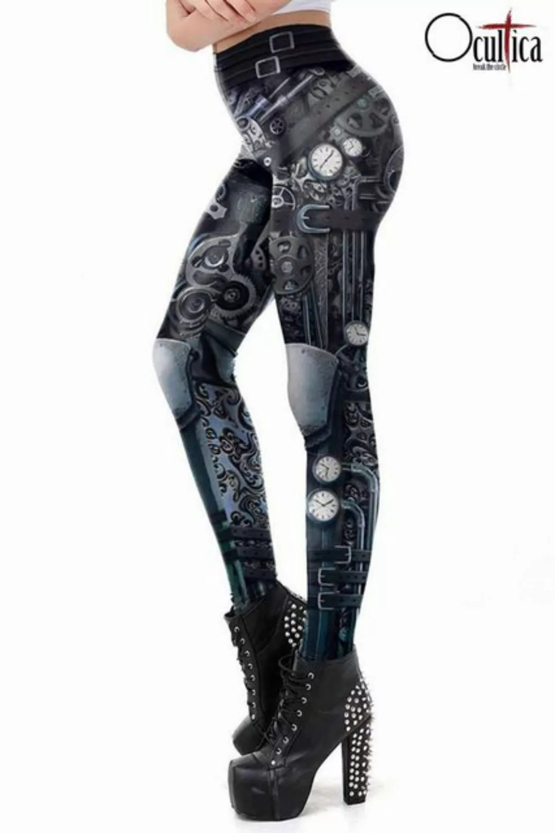 Ocultica Leggings Ocultica Steampunk Leggings - (2XL,L,M,S,XL) günstig online kaufen