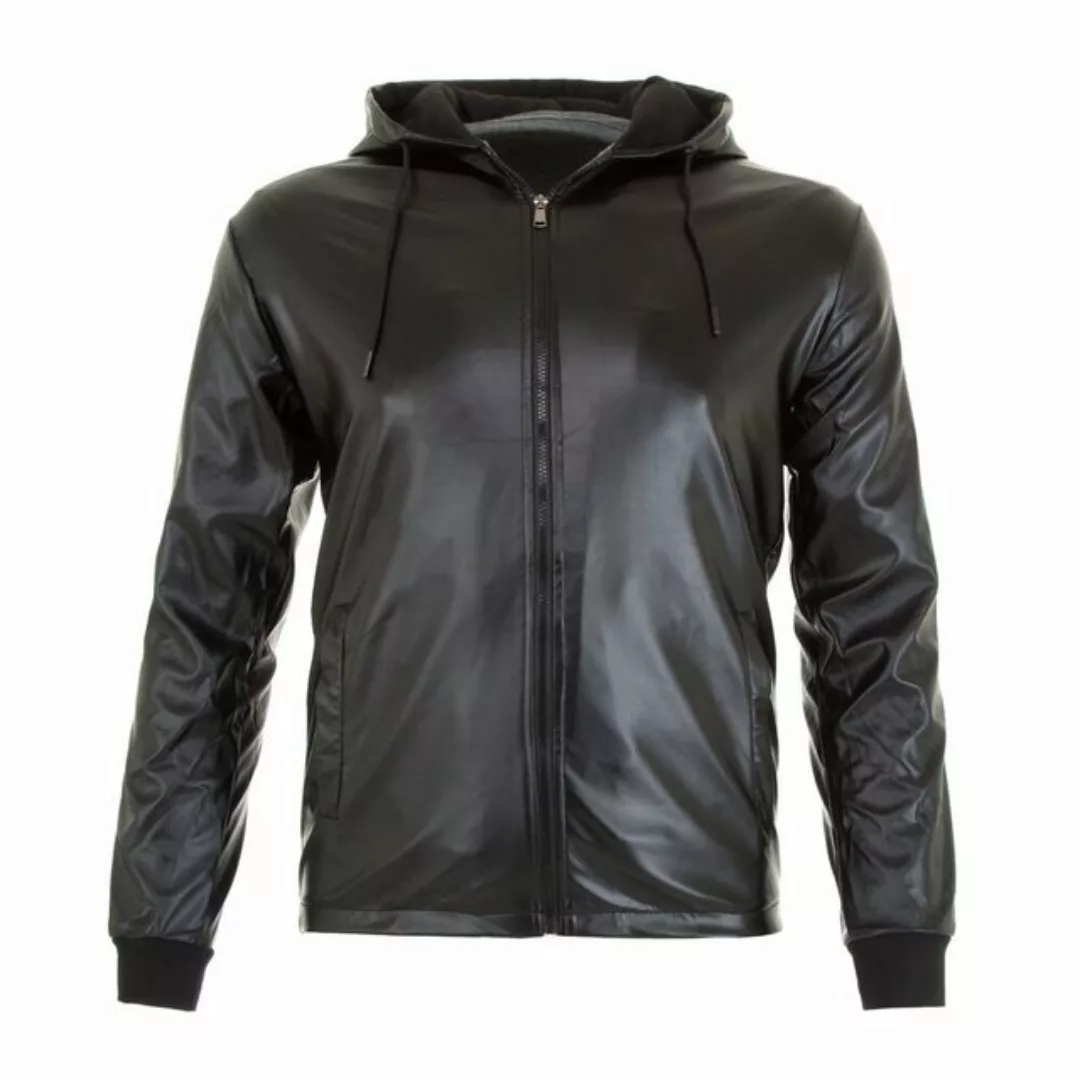 Ital-Design Allwetterjacke Herren Freizeit Kapuze Thermo Jacke in Schwarz günstig online kaufen