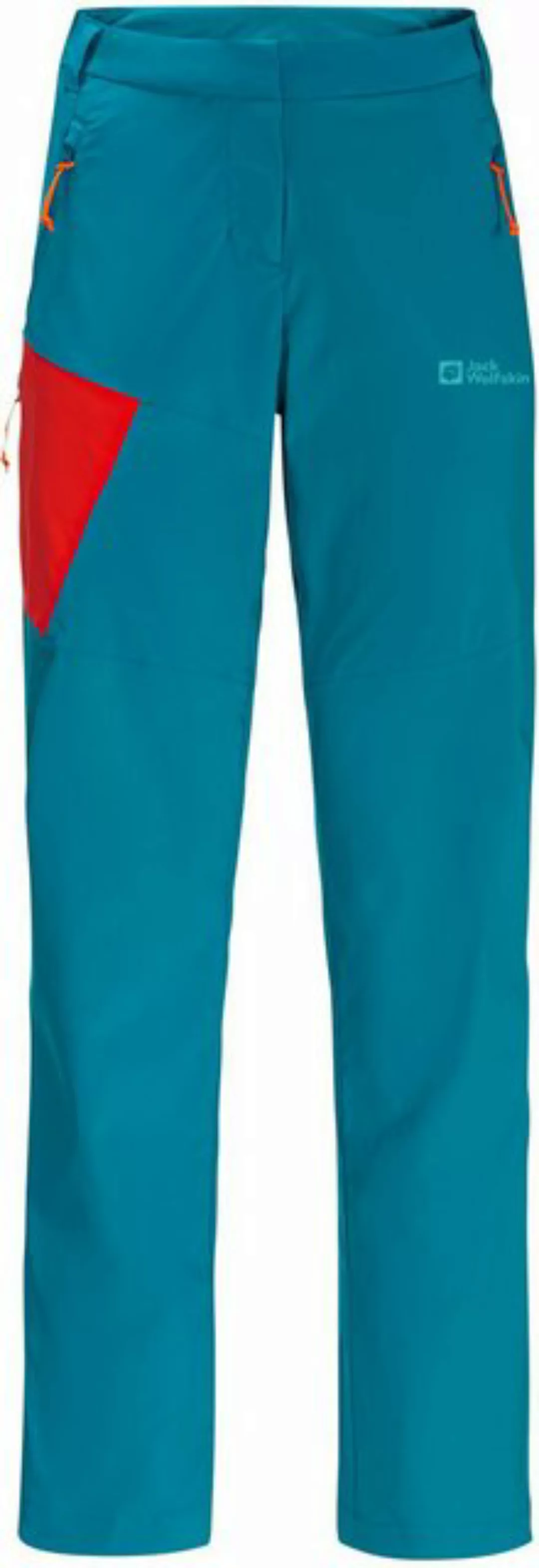 Jack Wolfskin Outdoorhose GLASTAL PANTS W TILE BLUE günstig online kaufen