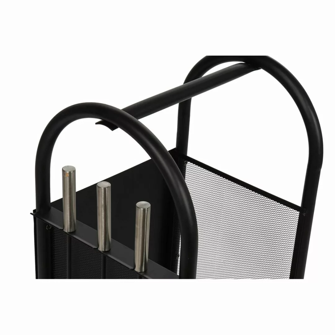 Brennholzträger Dkd Home Decor Stahl Kunststoff (42 X 36 X 81 Cm) günstig online kaufen