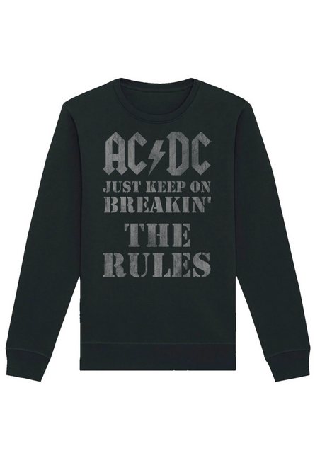 F4NT4STIC Sweatshirt AC/DC Just Keep On Breaking The Rules Premium Qualität günstig online kaufen