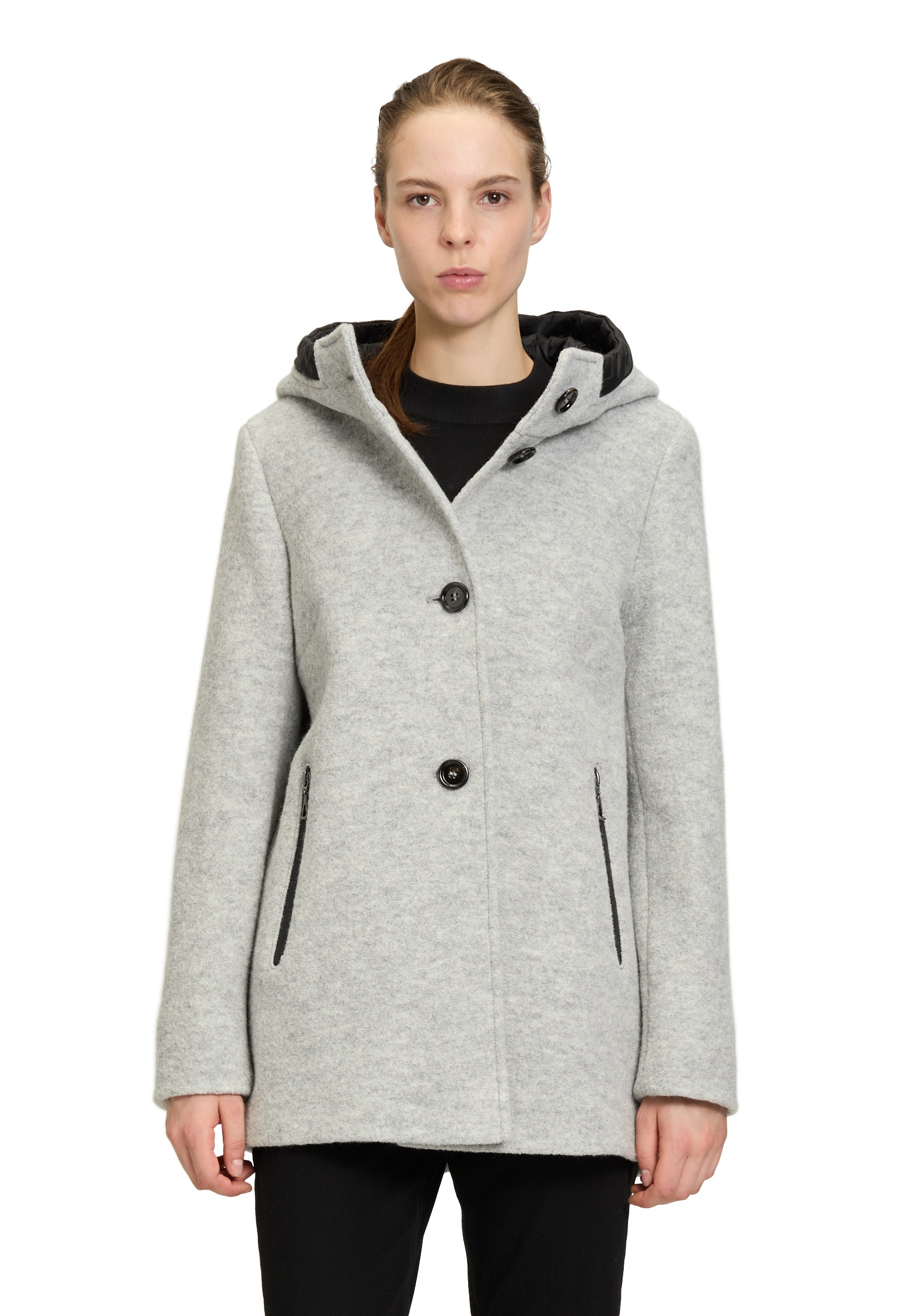 Gil Bret Wolljacke "Gil Bret Damen Wolljacke mit Kapuze", mit Kapuze günstig online kaufen