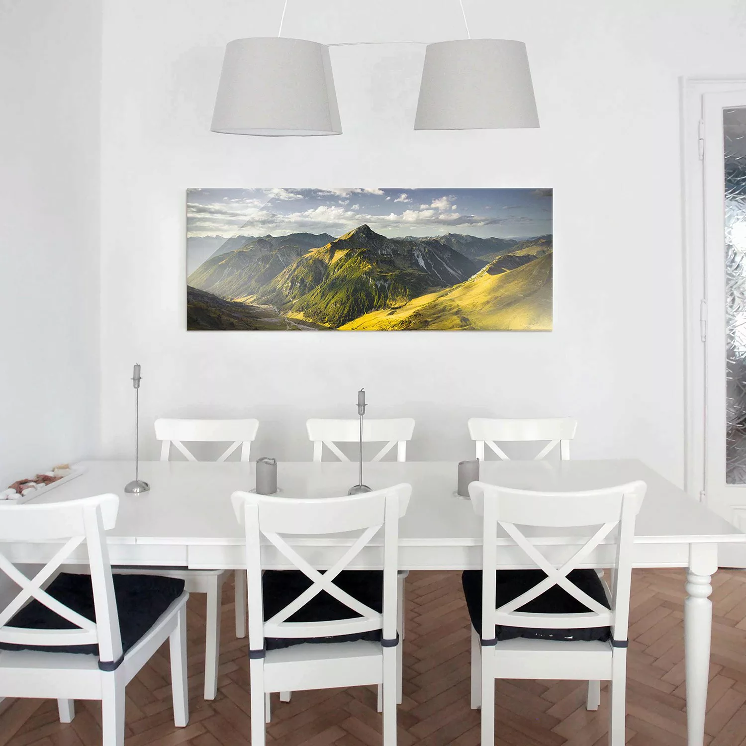 home24 Glasbild Berge der Lechtaler Alpen günstig online kaufen