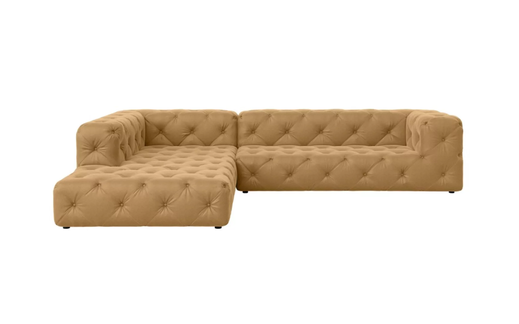 Places of Style Ecksofa »FOLLINA«, L-Form, mit klassischer Chesterfield-Kno günstig online kaufen