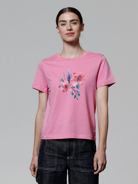 wat? Apparel T-Shirt Blume in Wasserfarbe 02 günstig online kaufen