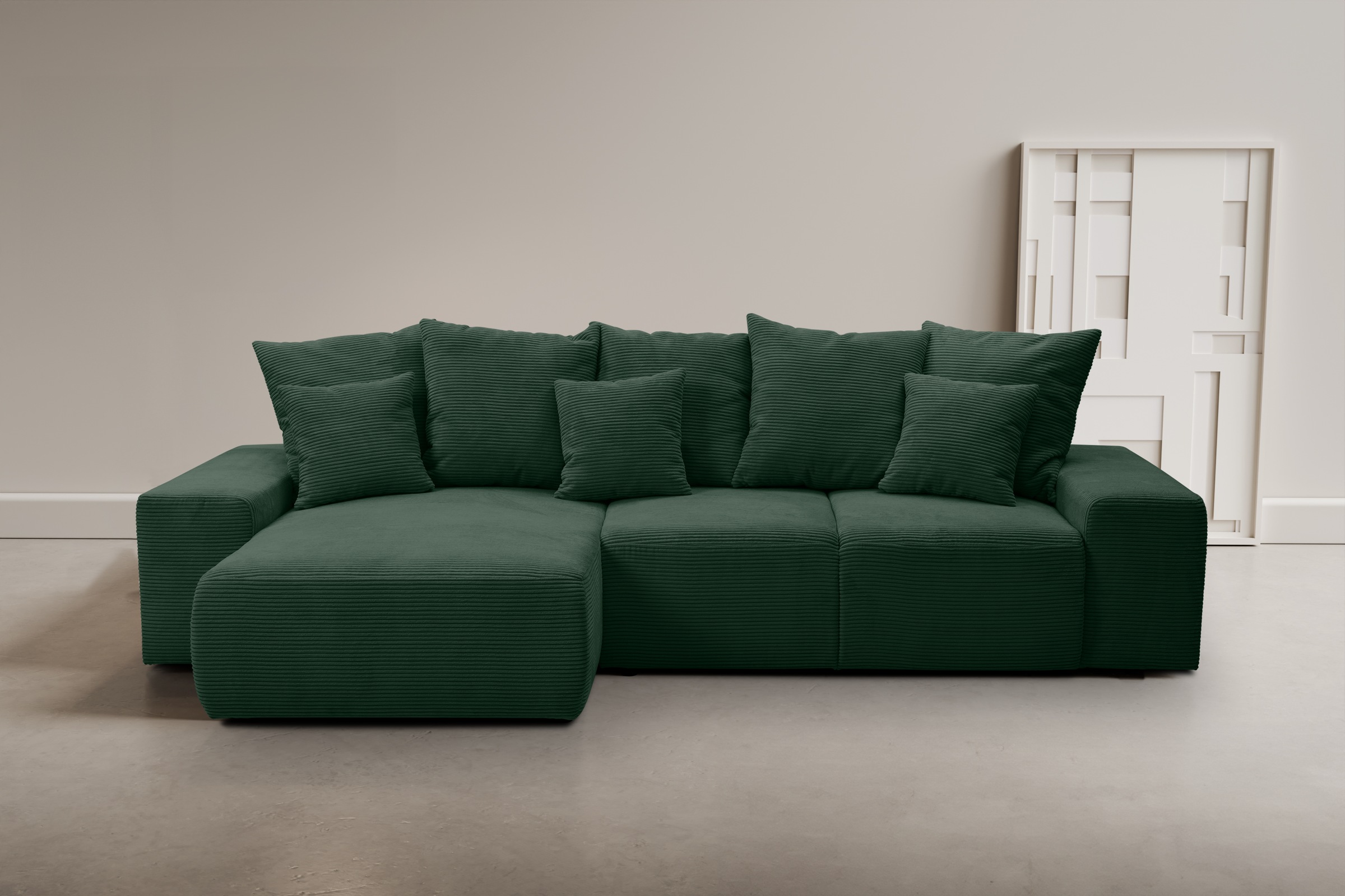 WERK2 Ecksofa »Riwa, modernes Sofa zum Kuscheln und Entspannen, Breite 300c günstig online kaufen