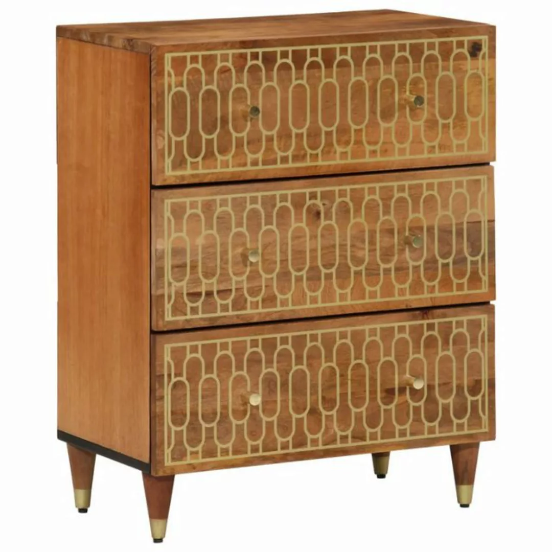 vidaXL Fächerschrank Beistellschrank 60x33x75 cm Massivholz Mango günstig online kaufen