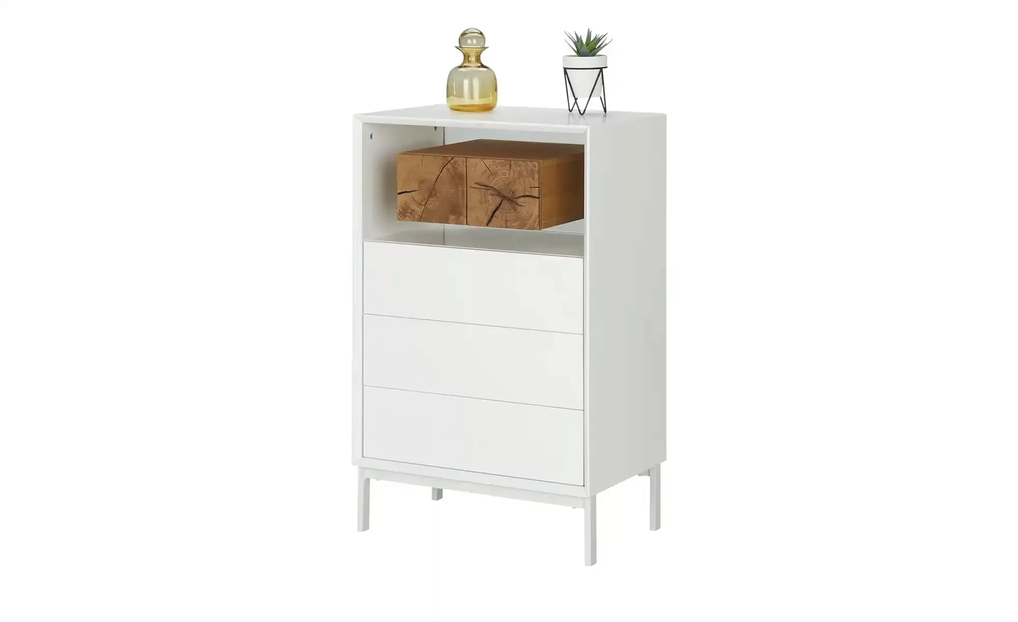 Kommode  Schiava ¦ weiß ¦ Maße (cm): B: 60 H: 95 T: 40 Kommoden & Sideboard günstig online kaufen