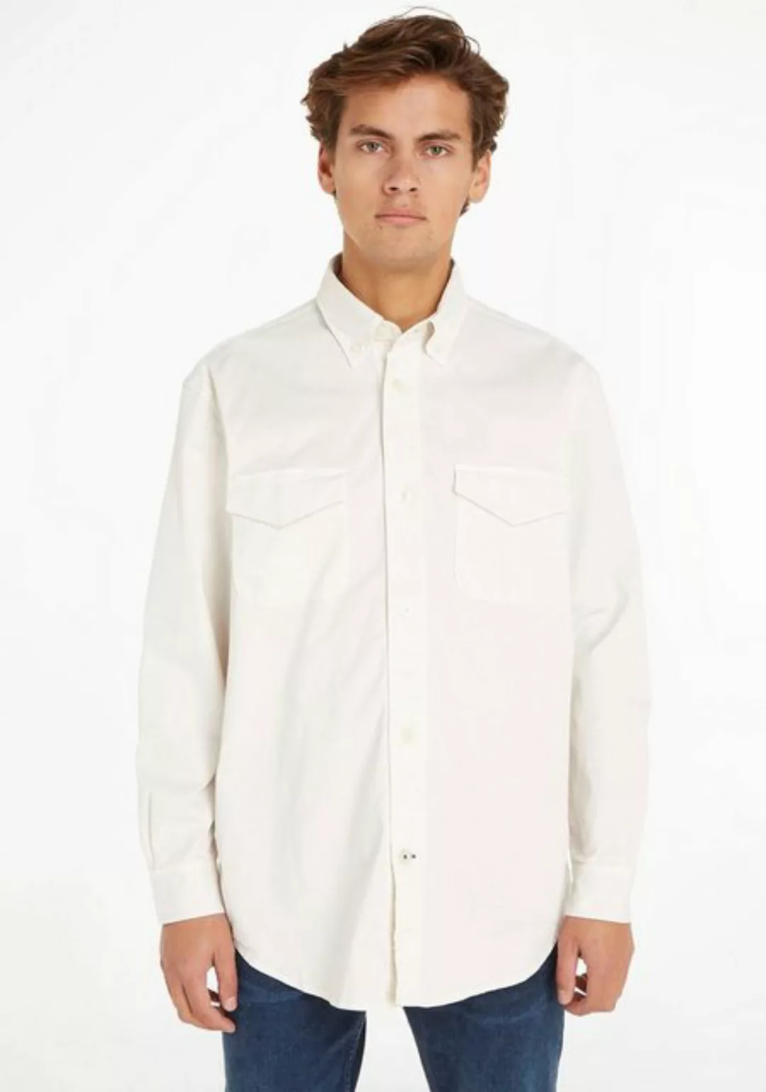 Tommy Hilfiger Langarmhemd PREMIUM GARMENT DYED OVERSHIRT günstig online kaufen